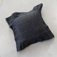 Load image into Gallery viewer, Offering an elegant and timeless design for your home with a different color on each side. This two-sided cushion gives you options to play with.  Disclaimer: Every cushion is individually knitted and sewn by hand to ensure the highest level of comfort and long-lasting quality, which means you may find slight variations in design and size.  Cushion filling included. 55 x 55 cm 100% polyester